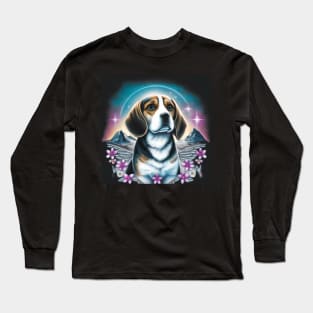 Glowing Beagle Long Sleeve T-Shirt